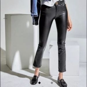 MCGUIRE VEGAN LEATHER GAINSBOURG JEANS SIZE 25
